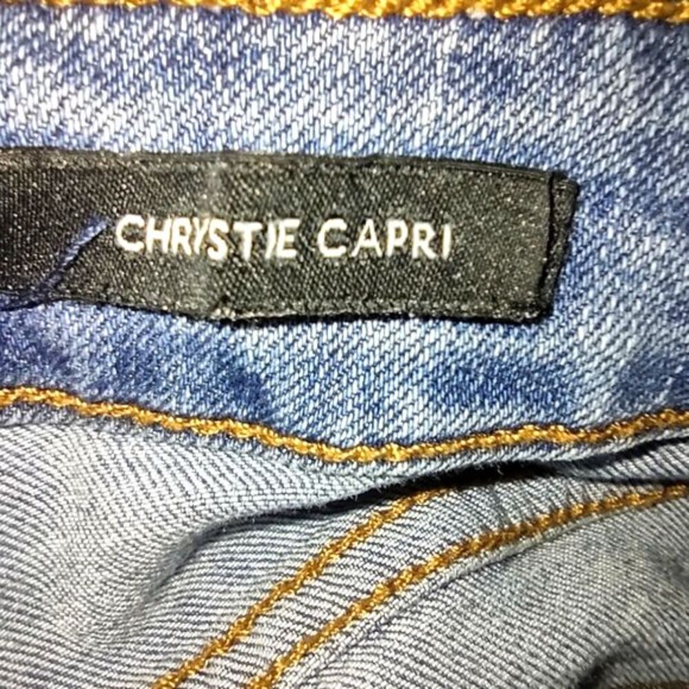 Nine West Jeans Chrystie Medium‎ Light Wash Capri Jeans Size 8 - Picture 3 of 4